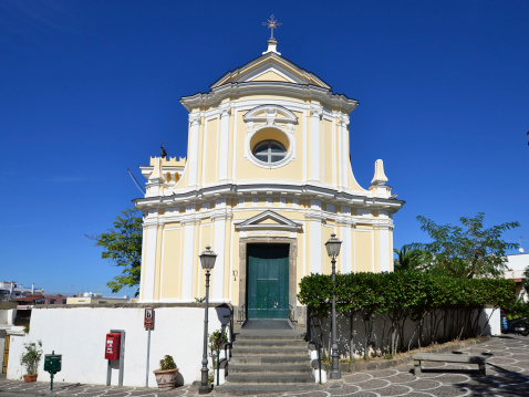 Saint Maria delle Grazie church in Ischia town,Ischia island Italy