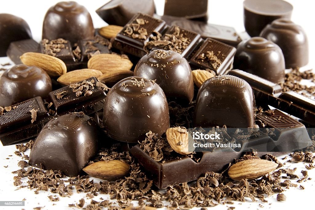 Chocolate candy. When creating this picture inspired me cooking. Candy Stock Photo