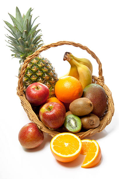 Fruit Fruit basket with various fruits fruit bowl stock pictures, royalty-free photos & images
