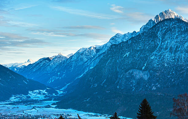 istock Winter mountain country landscape  (Austria). 465221197