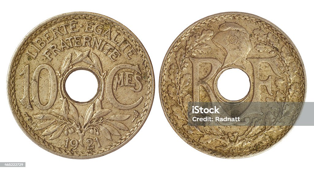 アンティークのコインフランス - フランスのロイヤリティフリーストックフォト