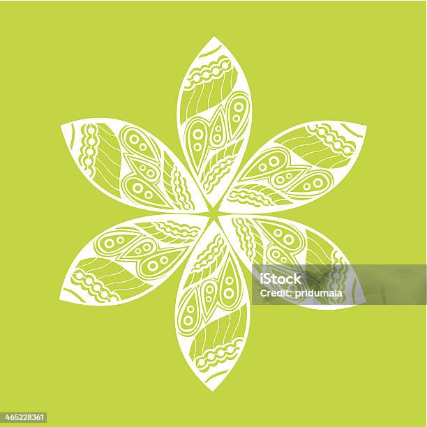 Floral Ornament Decoration Stock Illustration - Download Image Now - Abstract, Backgrounds, Circle