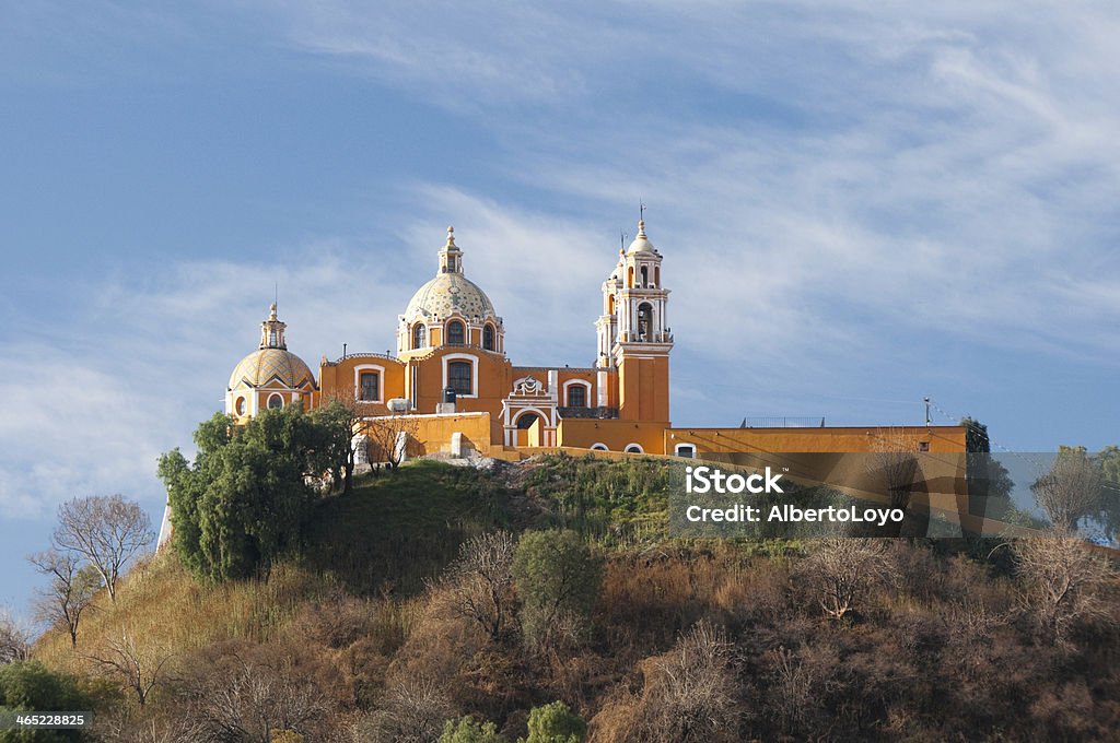 "Santuario de los remedios", Cholula, Puebla (Mexico) Architecture Stock Photo