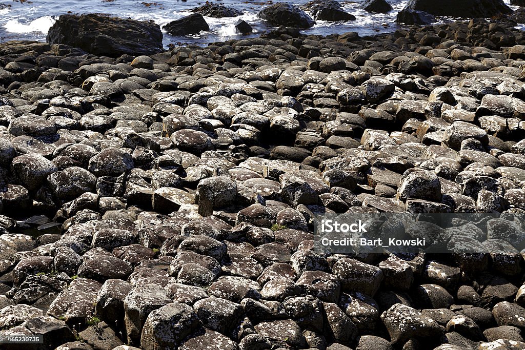 Słynny Olbrzym Causeway Irlandii Północnej - Zbiór zdjęć royalty-free (Aranżacja)