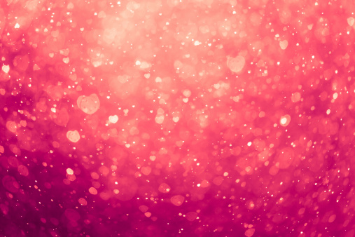 An abstract image of a pink hearts background