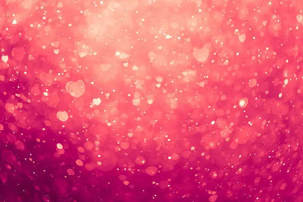 Photo of An abstract image of a pink hearts background