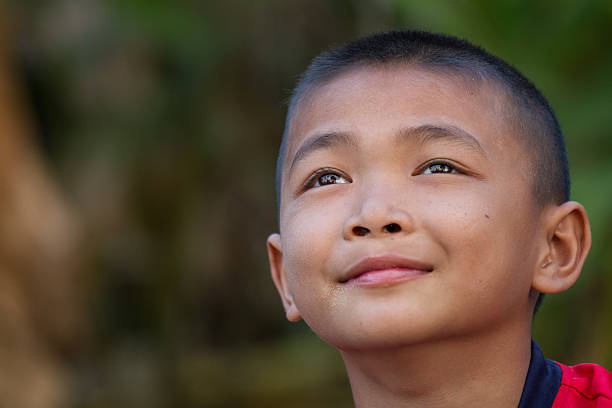 Portrait of the cheerful boy