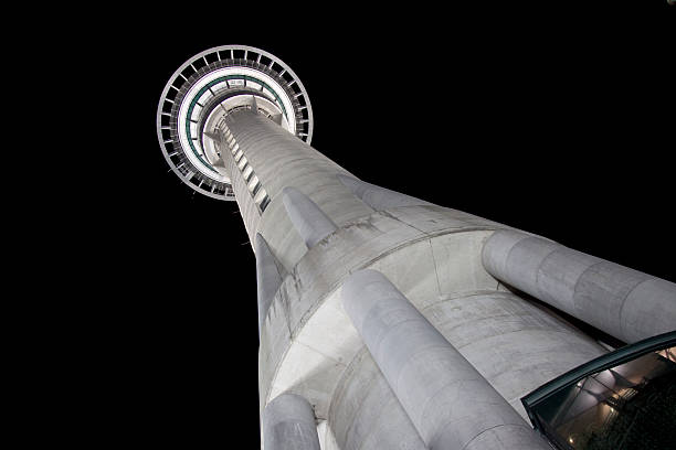 istock Auckland's sky tower at night 465238783
