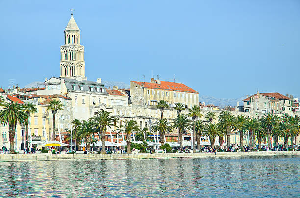 istock Diocletian palace in Split, Croatia - architecture travel backgr 465244365
