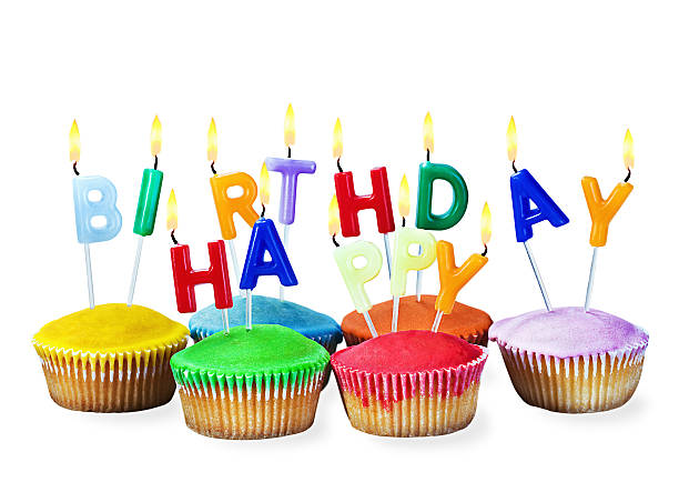 istock colorful happy birthday cupcakes with candles 465248699
