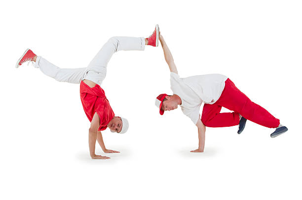 istock Teenager dancing breakdance in action 465258645