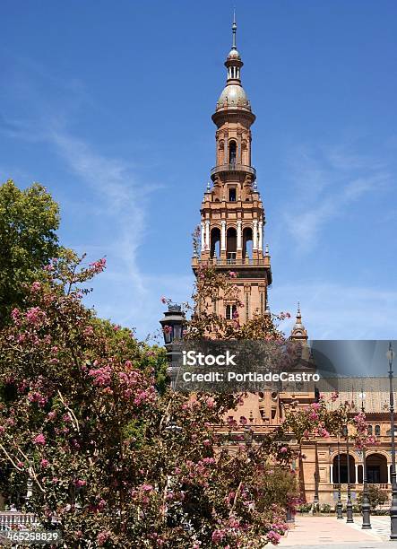 Praça De Espanha Em Sevilha - Fotografias de stock e mais imagens de Andaluzia - Andaluzia, Antigo, Ao Ar Livre