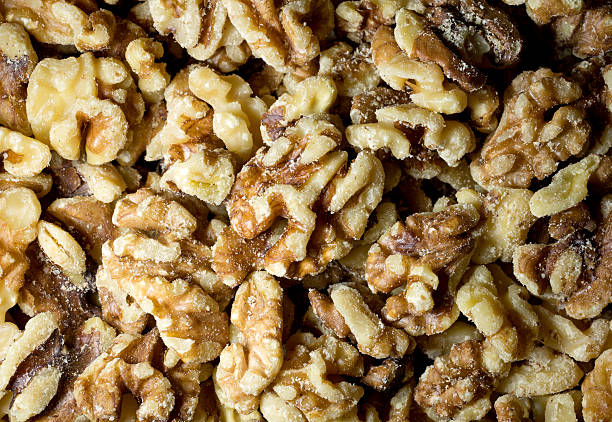 istock Close view of shelled walnuts 465262335