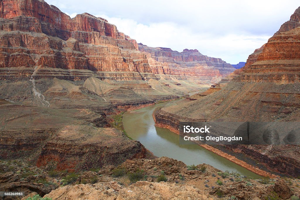 Grand Canyon Colorado river in the GRand Canyon Colorado Stock Photo