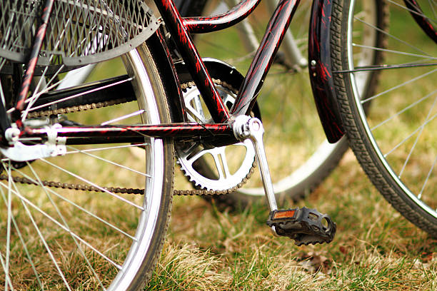 istock Bike wheel with brake 465285047