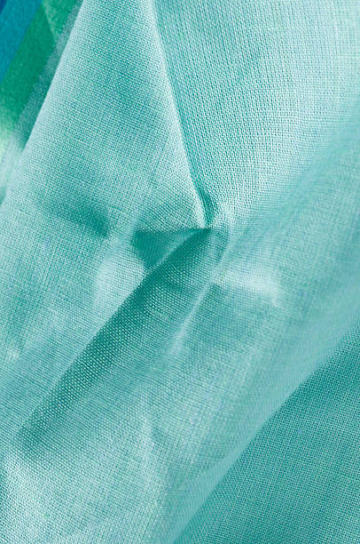 tissu froissé turquoise - starched photos et images de collection