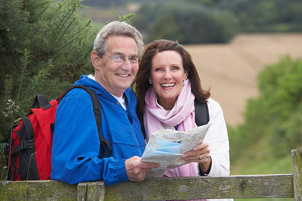 istock Senior Couple On Country Walk 465286913
