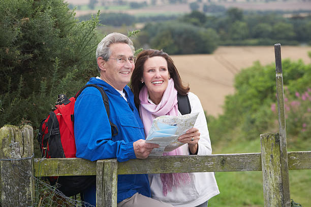 istock Senior Couple On Country Walk 465288987