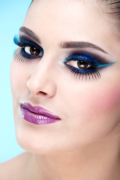 istock Extreme, casual makeup. Fashion model 465291863