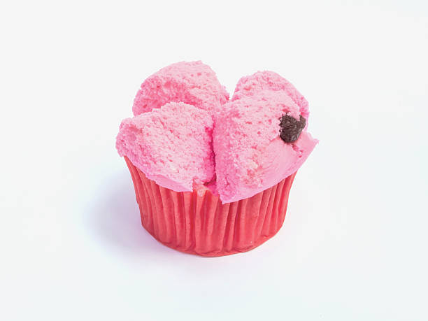 istock Pink Chinese steamed cup cake 465294092