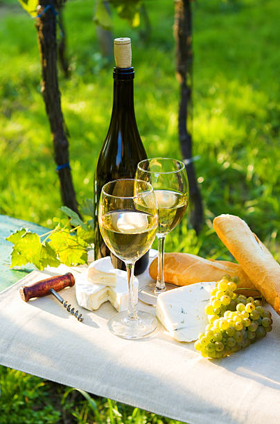 istock Two glasses of white wine 465297399
