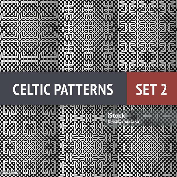 Celtic Patterns Poster Celtic Patterns Set Stock Illustration - Download Image Now - Celtic ...