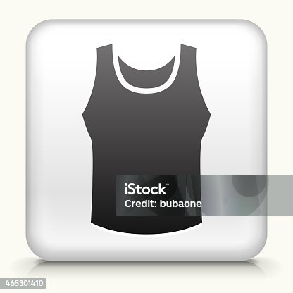 istock Square Button with Sleeveless Shirt 465301410