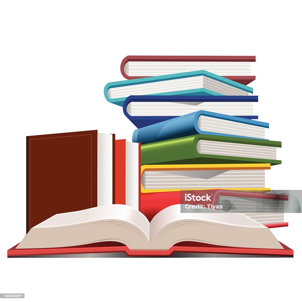 Books collection Book stock vector