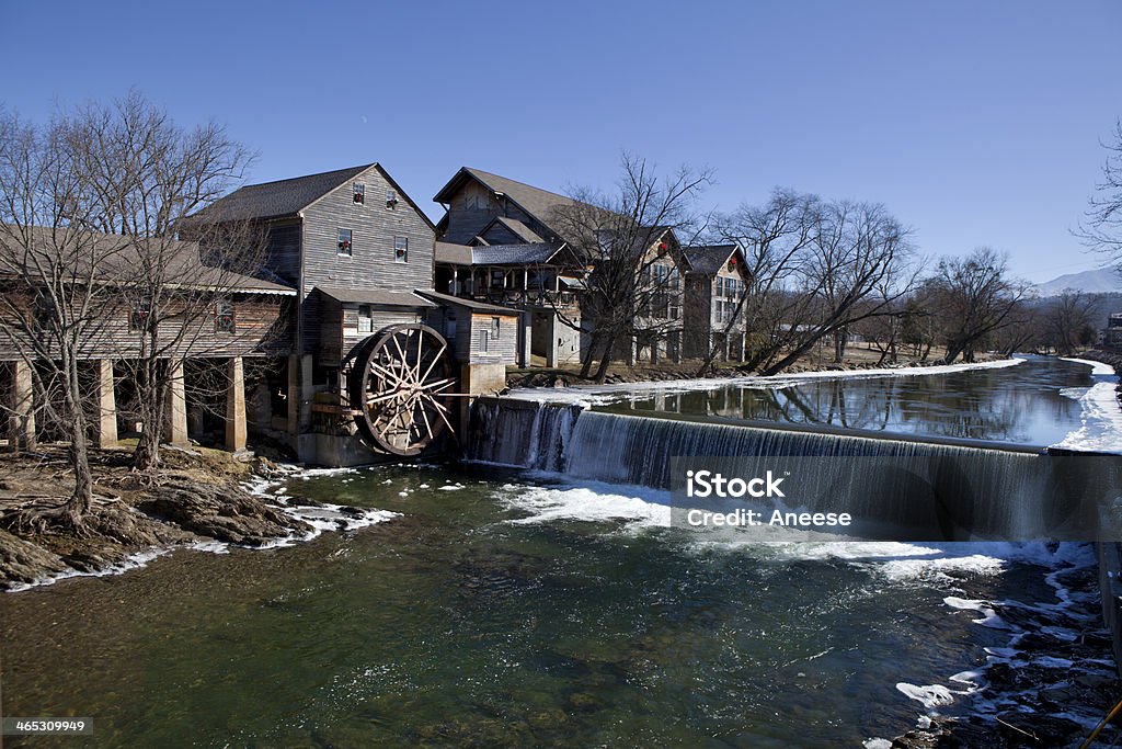 Water Mill w Pigeon Forge, Stan Tennessee - Zbiór zdjęć royalty-free (Pigeon Forge)