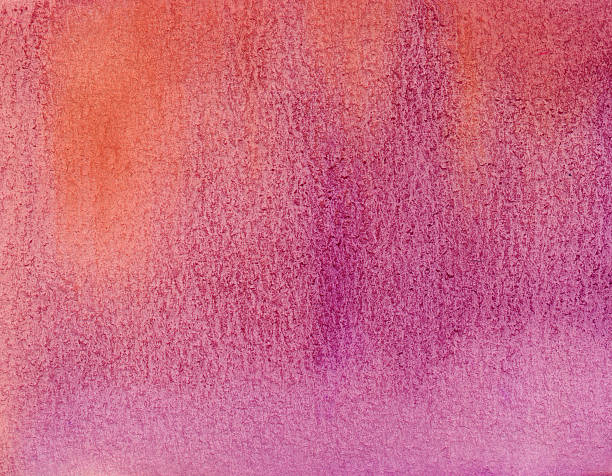 istock Pink orange watercolor background 465311130