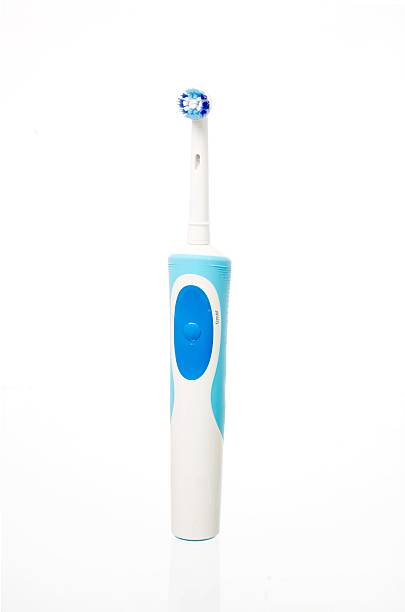 istock Electric toothbrush isolated on a white background 465314765
