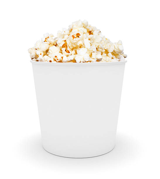 istock white bucket of popcorn. 465315197