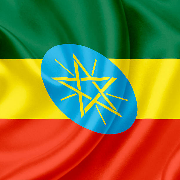istock Ethiopia waving flag 465316389