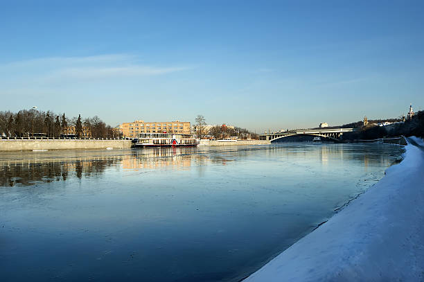 istock Moscow River and promenade, Russia 465317845