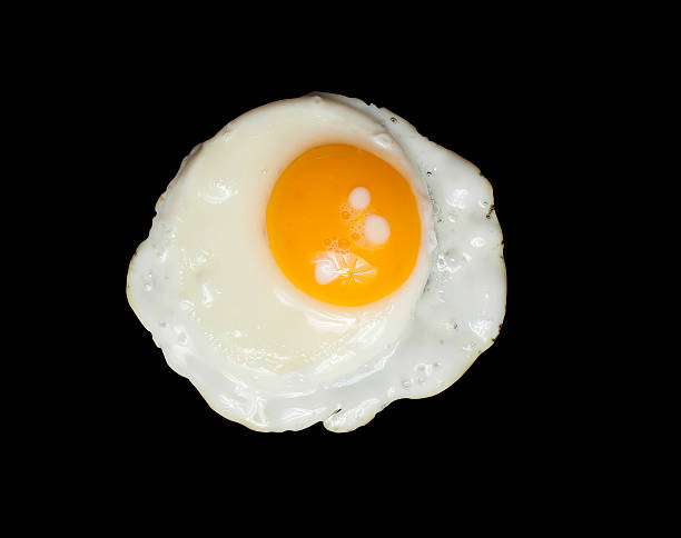istock Close up view of the fried eggs 465318531