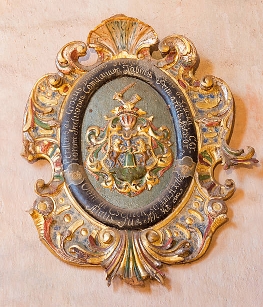 istock Stitnik - Baroque epitaph in gothic evangelical church 465324227