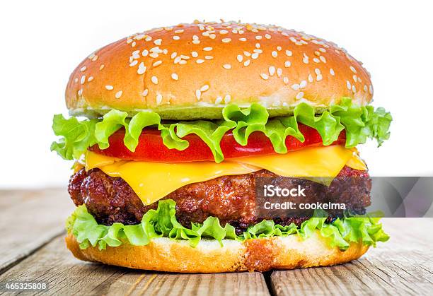 Burger Stock Photo - Download Image Now - 2015, Beef, Bread