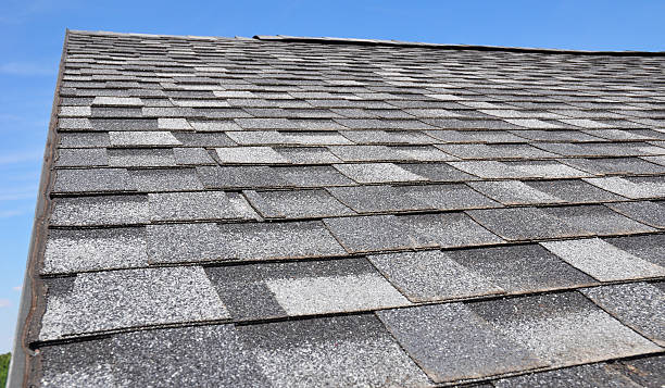 istock Asphalt Roofing Shingles. Roof View. 465326470