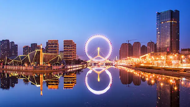 Tianjin Ferris wheel landscape