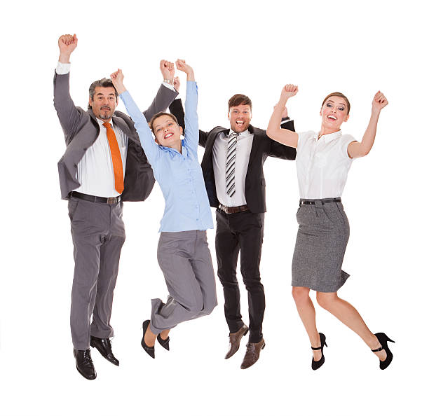 istock Businesspeople Standing In A Row 465328309