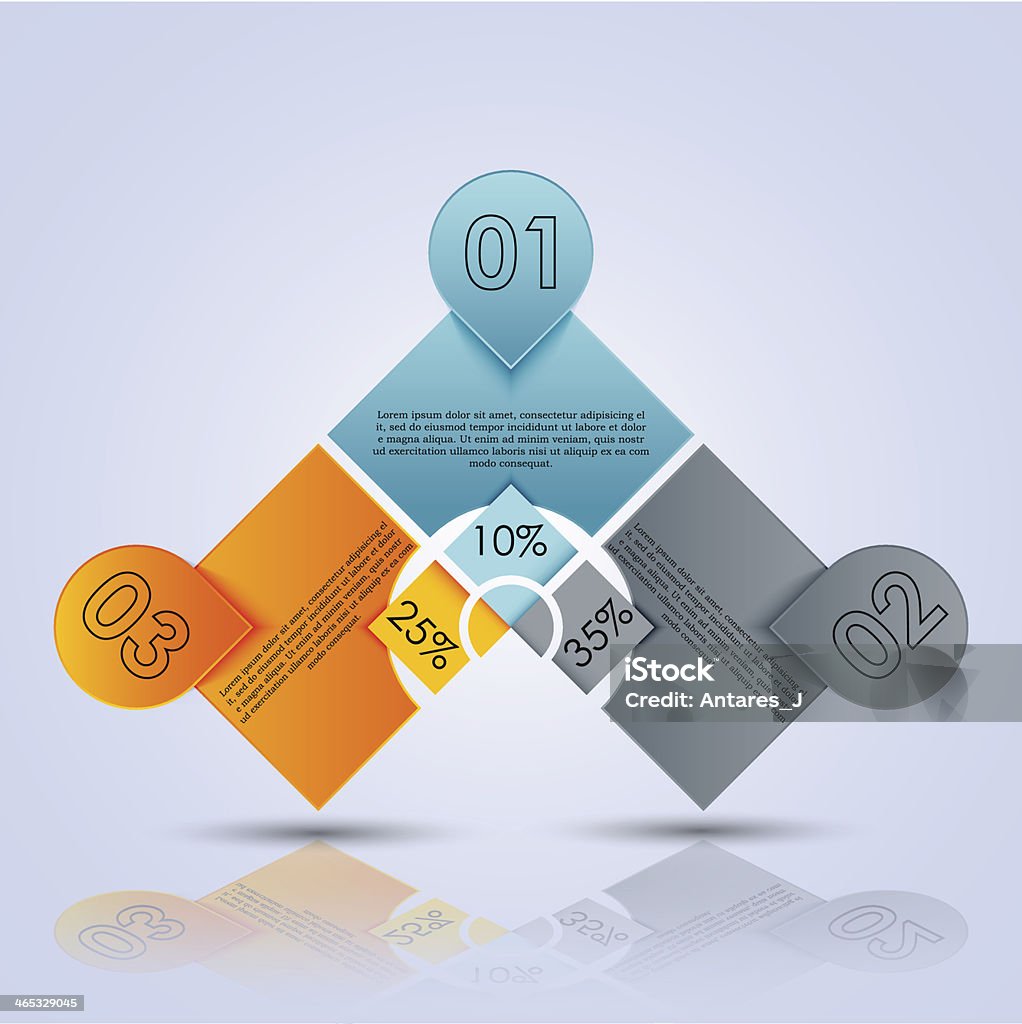 Three Options Paths Infographic With Three Options Stock Illustration - Download Image Now ...