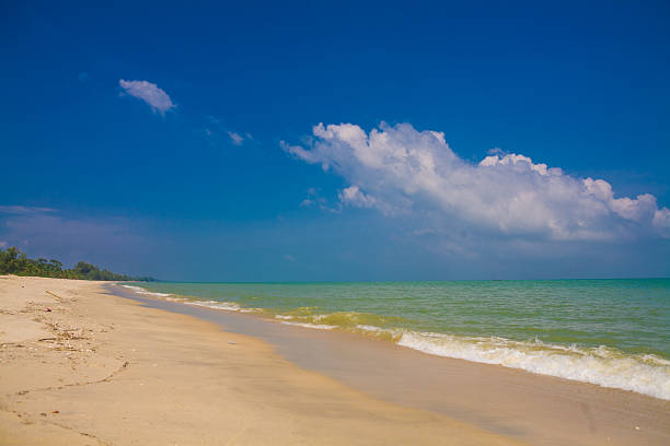 istock sea beach blue sky sand sun daylight 465329319