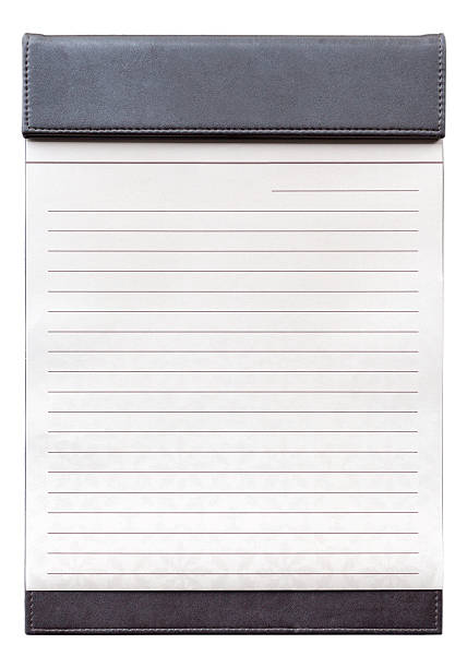 istock Blank notepad on the brown clipboard for memorandum. 465331518