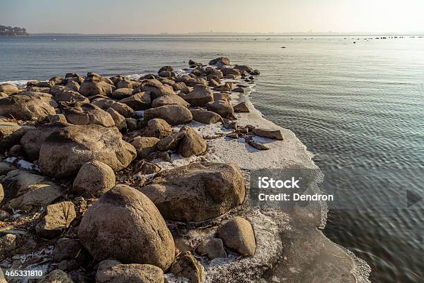 Rocky Winter Shore Stock Photo - Download Image Now - 2015, Backgrounds, Beach