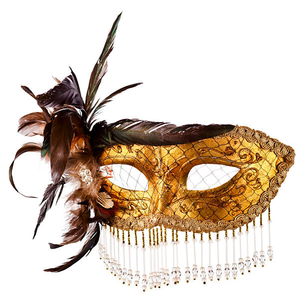 istock old Venetian mask isolated on white 465334835