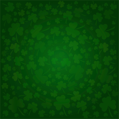 Clovers background for Happy St. Patrick's Day - holiday's concept