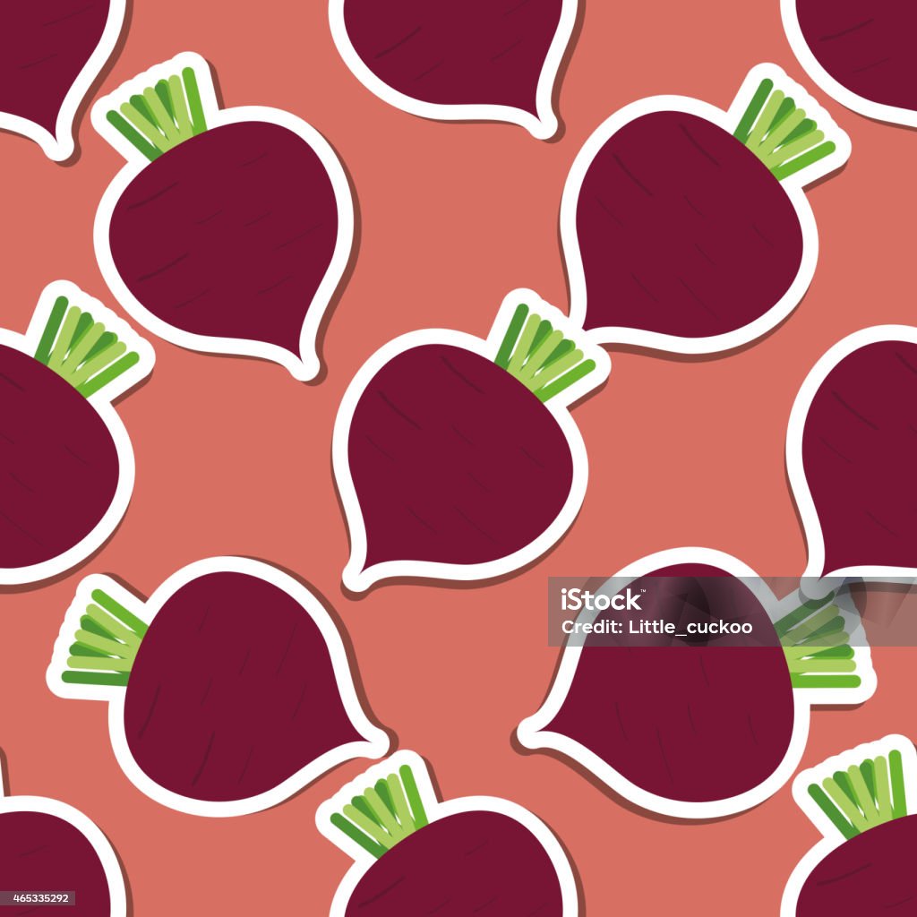 Beet Pattern Seamless Texture With Beetroot Stock Illustration ...