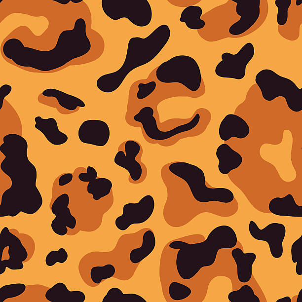 illustrazioni stock, clip art, cartoni animati e icone di tendenza di jaguar pelle - cow hide fur backgrounds