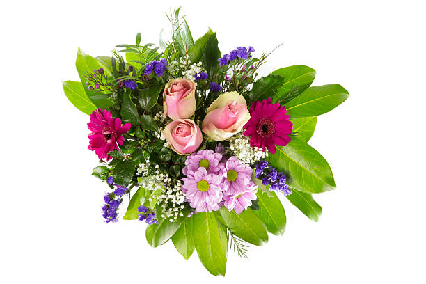 istock Bouquet green pink 3 465344359