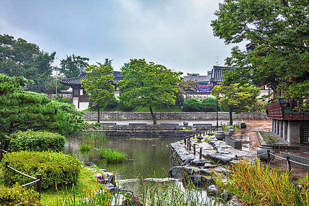 istock Traditional korean village 465348434